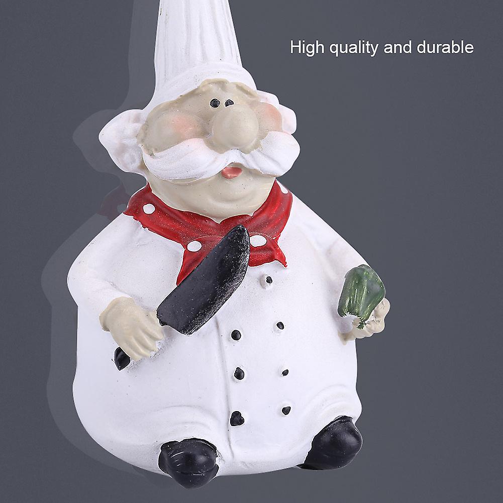 Creative Resin Kitchen Chef Figurine Decor House Restaurant Cafe Decorative Accessories Gift