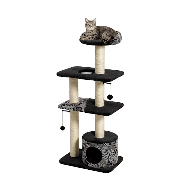 Midwest Tower Cat Tree | Durable， Stylish Cat Trees and Cat Scratching Posts， 50.5