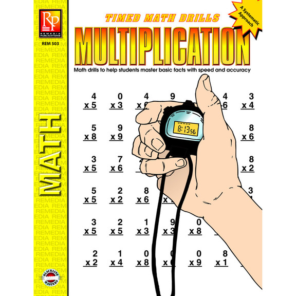 Remedia Publications REM503 Timed Math Facts Multi...