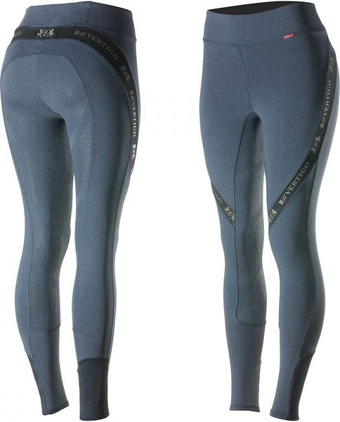 B Vertigo Womens Jenny Silicone Full Seat Riding Tights