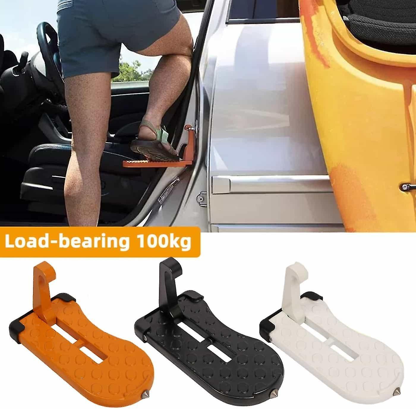 Car Doorstep Foot Pegs Car Pedal Doorstep Car Doorstep Door Latch Hook Pedal，fit For Most Suv Trucks