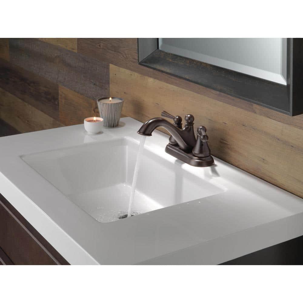 Delta Haywood 4 in Centerset 2Handle Bathroom Faucet in Venetian Bronze