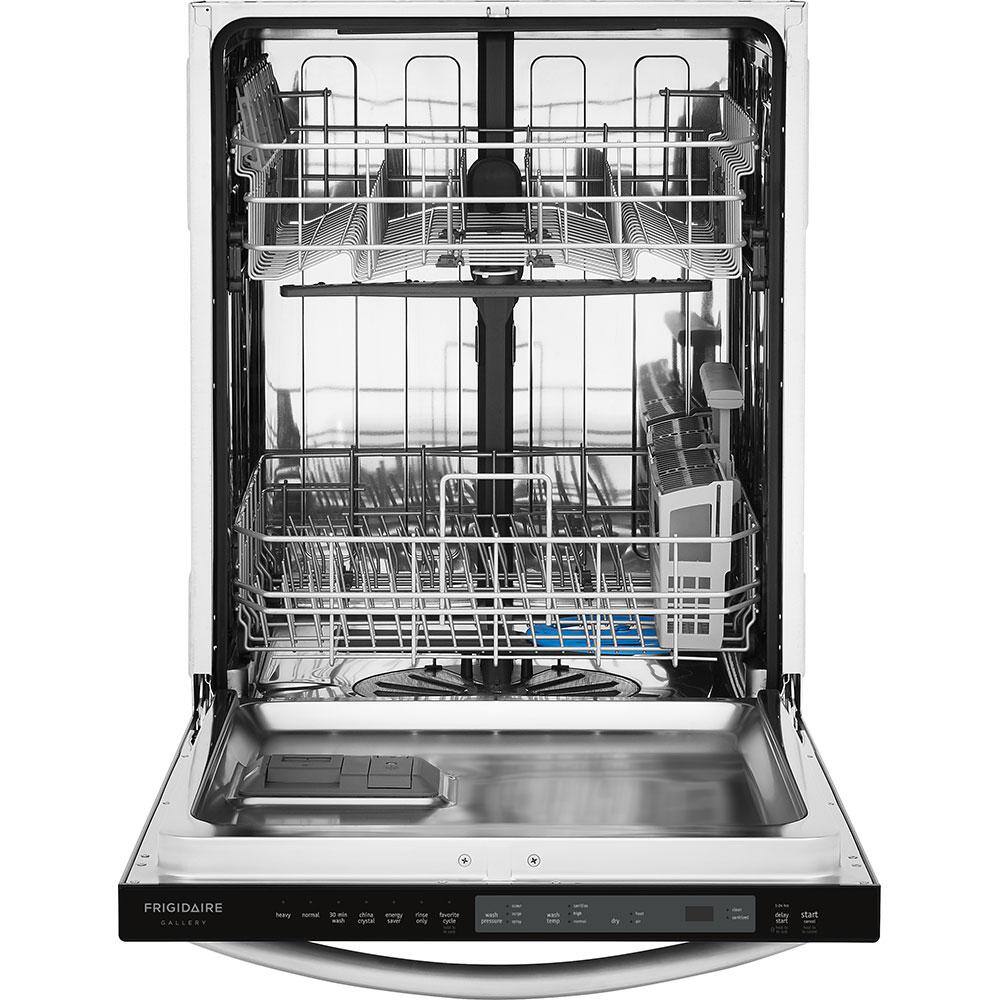 FRIGIDAIRE GALLERY 24 In. in. Top Control Built-In Tall Tub Dishwasher in Stainless Steel with 5-Cycles 49 dBA FGID2476SF