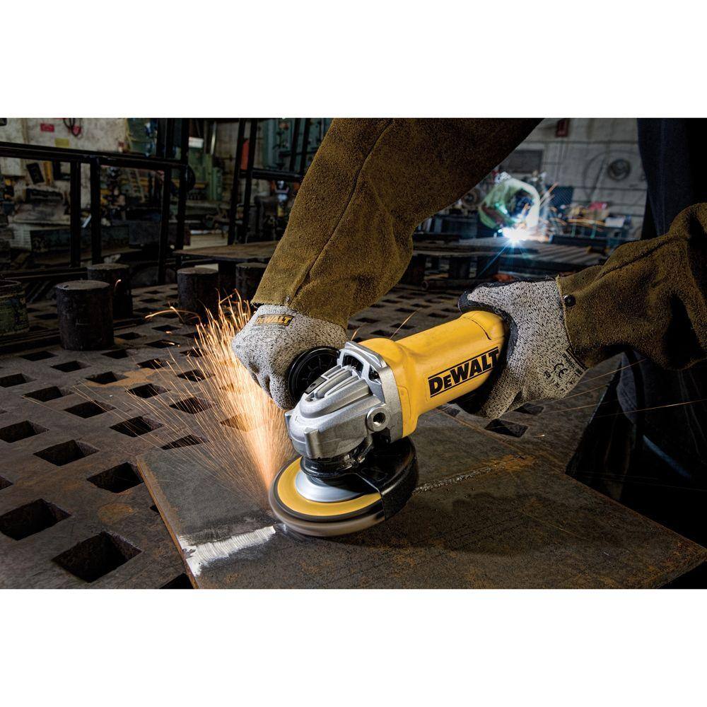 DW 120V 11 Amp Corded 4.5 in. Small Angle Grinder DWE402