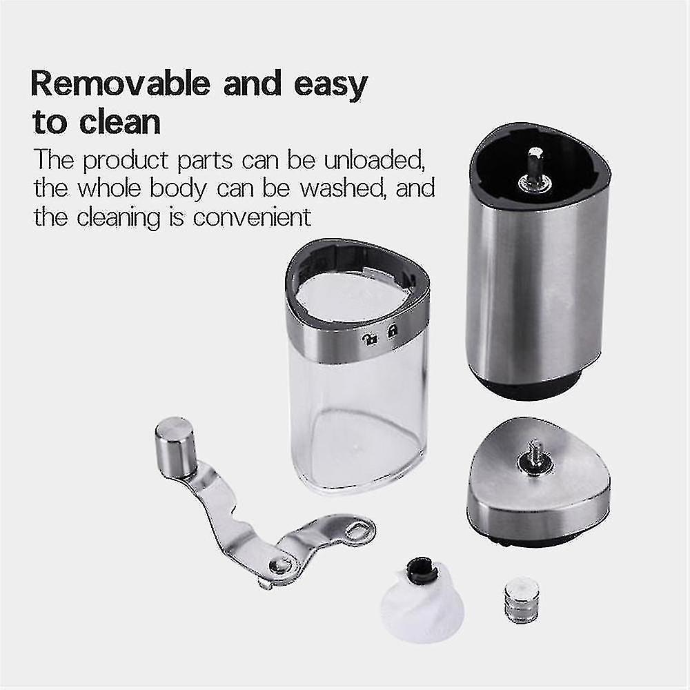 Portable Coffee Grinder Stainless Steel Adjustable Handheld Coffee Grinder  Bean Coffee Grinders