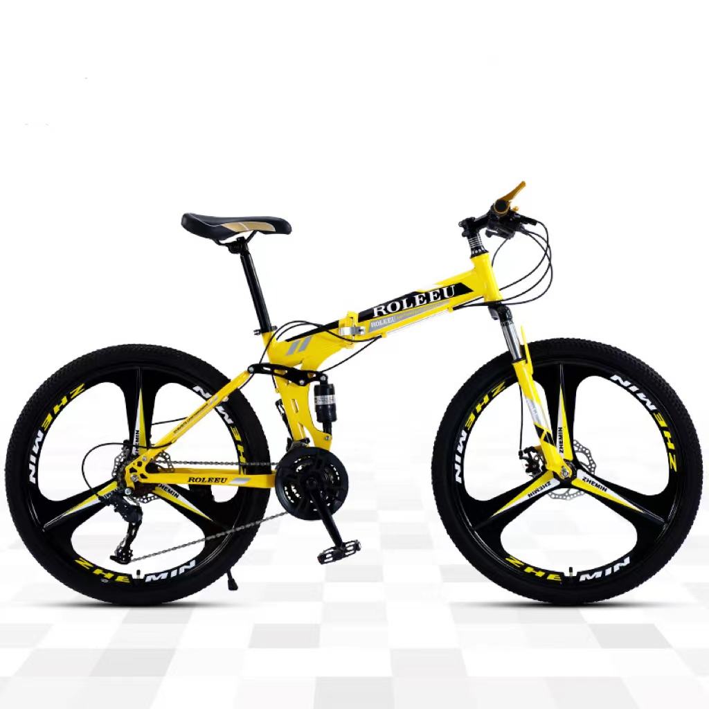 2023 Foldable cycle 26 Inch Disc Brake  Folding Mountain Bike Bicycle OEM Bicicleta Mtb Gear Cycle Mountain Bikes