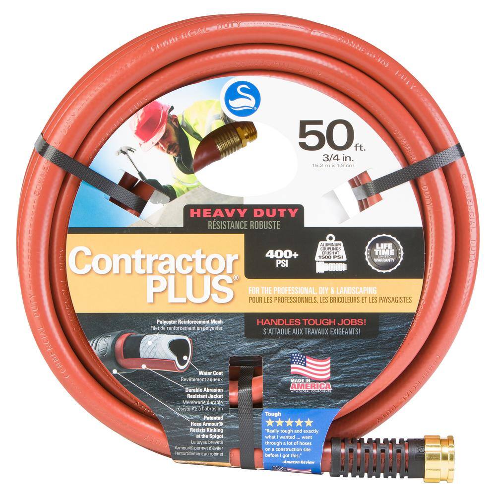 Swan ContratorPLUS 34 in. x 50 ft. Heavy-Duty Hose CSNCG34050