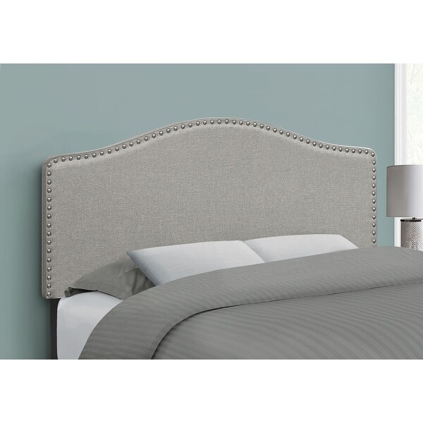 Bed， Headboard Only， Full Size， Bedroom， Upholstered Linen Look， Transitional - - 31784747