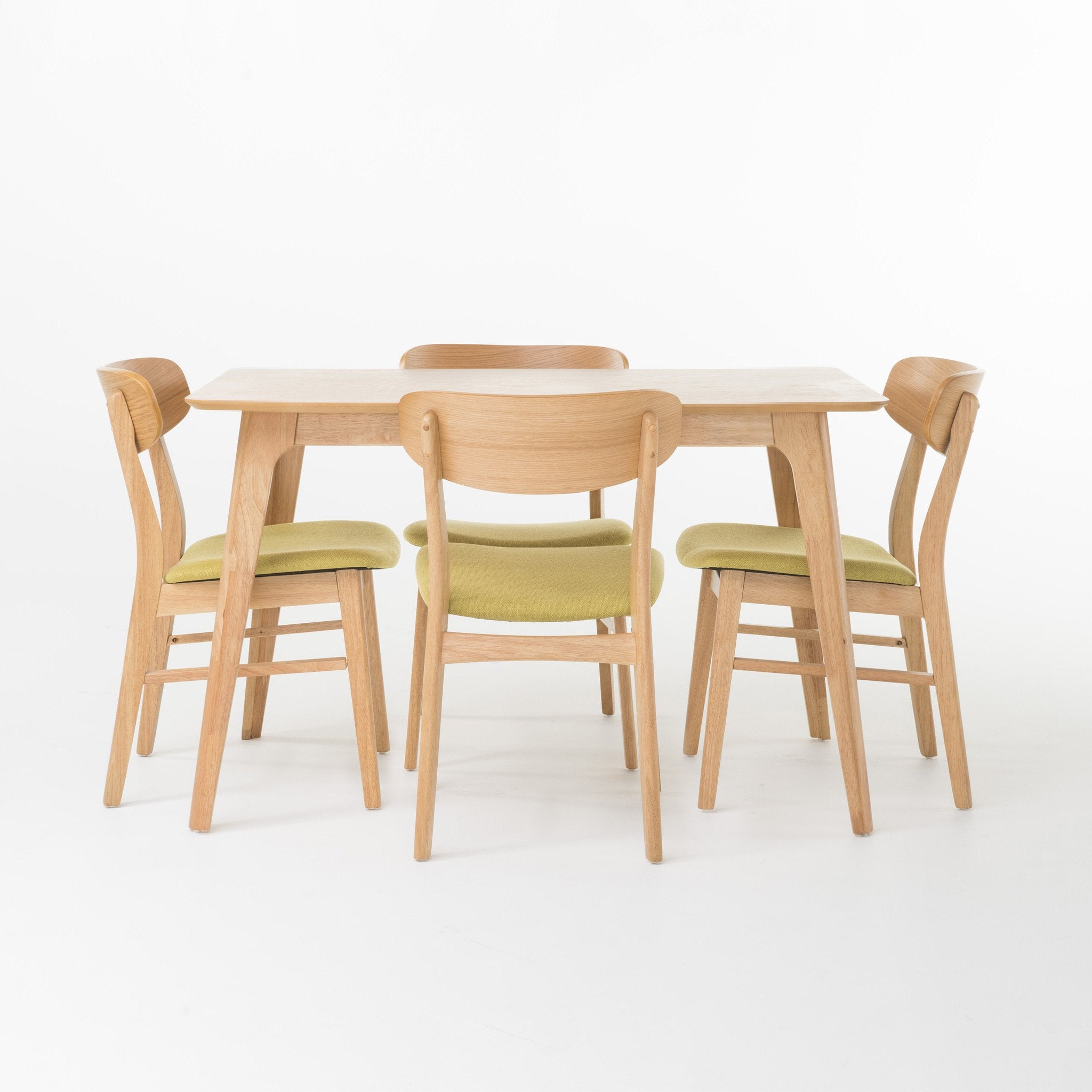 Iriat Mid-Century Modern 5 Piece Dining Set