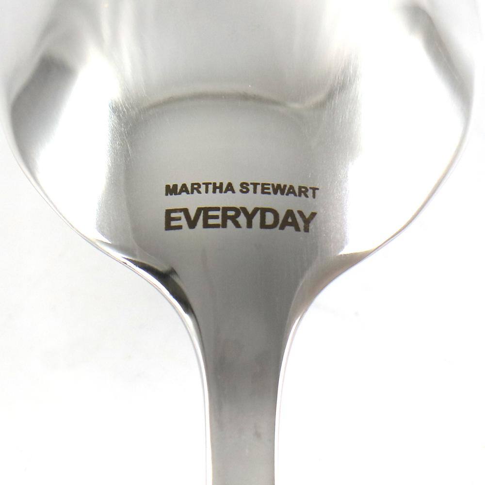 MARTHA STEWART EVERYDAY 8 Piece Stainless Steel Dinner Spoon Set 985119707M