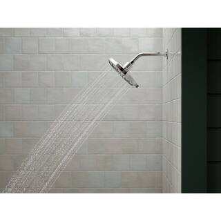 KOHLER Bellerose 3-Spray Patterns 1.75 GPM 8 in. Wall Mount Fixed Shower Head in Polished Chrome K-R24164-G-CP