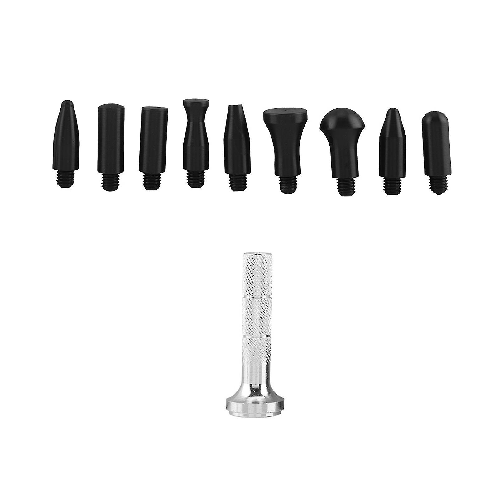 Knock Down Tools Tap Down Pen with Rubber Heads Paintless Dent Repair Hand Tool Set