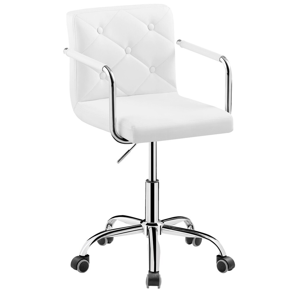 VECELO Home Office Desk Chairs 360 Swivel Height Adjustable Accent Chair