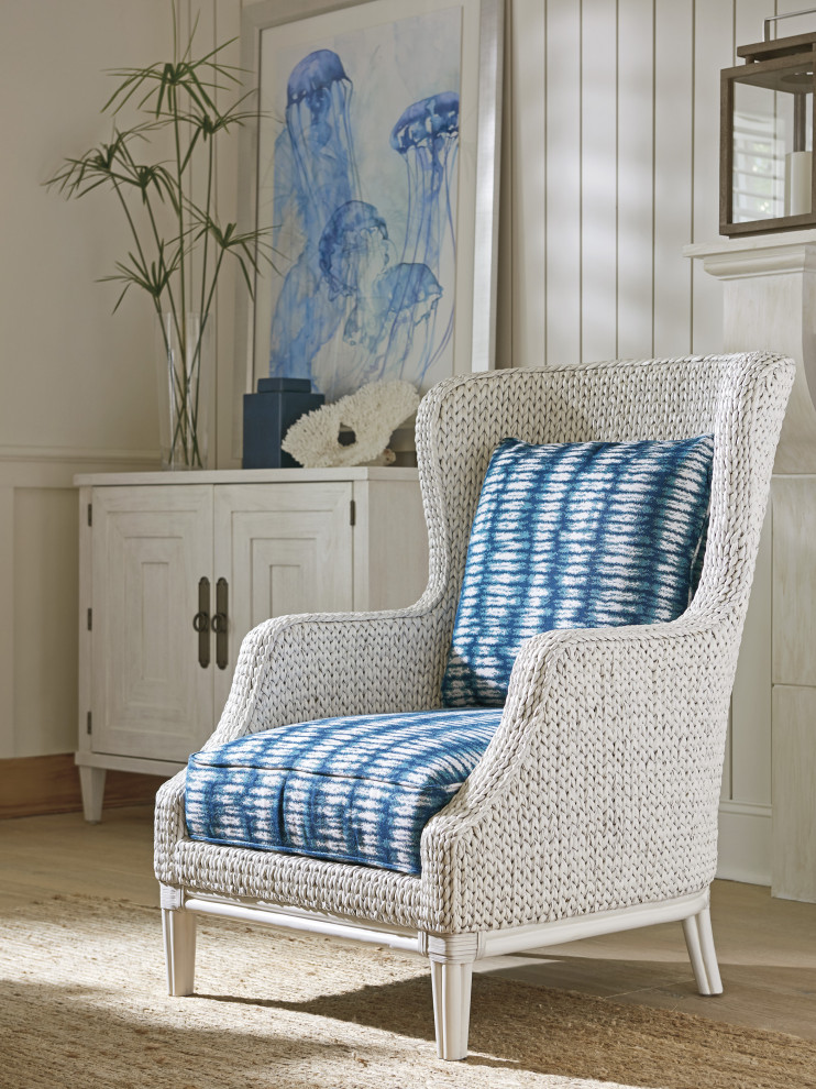 Vero Wing Chair   Beach Style   Armchairs And Accent Chairs   by Lexington Home Brands  Houzz