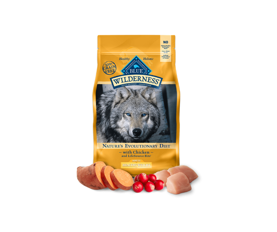 Blue Buffalo Wilderness - Adult Dog Healthy Weight Chicken Recipe Dry