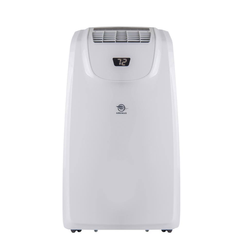 AIREMAX 115V 14000 BTU ASHRAE (8000 BTU DOE) Portable Air Conditioner with Remote 24H Timer Dehumidifier Wheels LED APE508CH