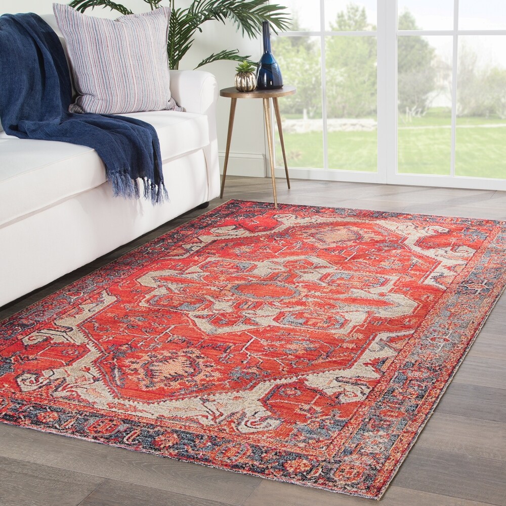 Leighton Indoor and Outdoor Medallion Area Rug