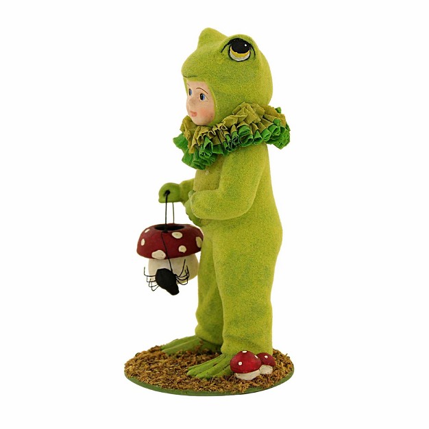 Bethany Lowe Dressed Up Ollie Frog One Figurine 5 0 Inches Halloween Trick Or Treating Td2222 Polyresin Green