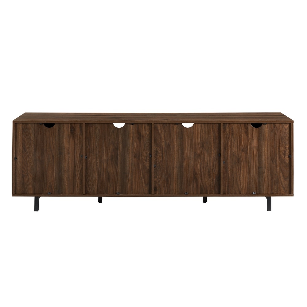 Middlebrook 70 Inch 4 Door Herringbone TV Stand