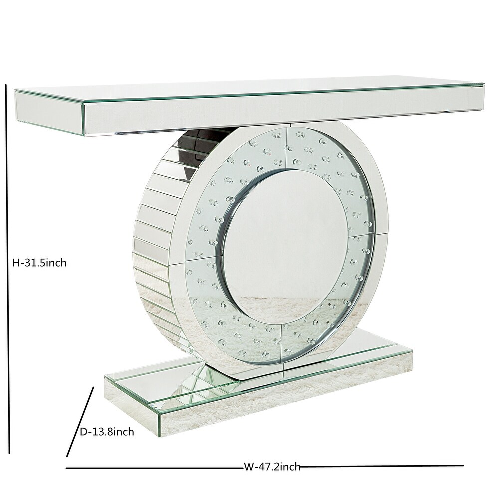 Mirrored Console Table Rectangular Sofa Table