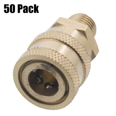 50 Erie Tools 1/4 MPT Male Brass Socket Quick Connect Coupler