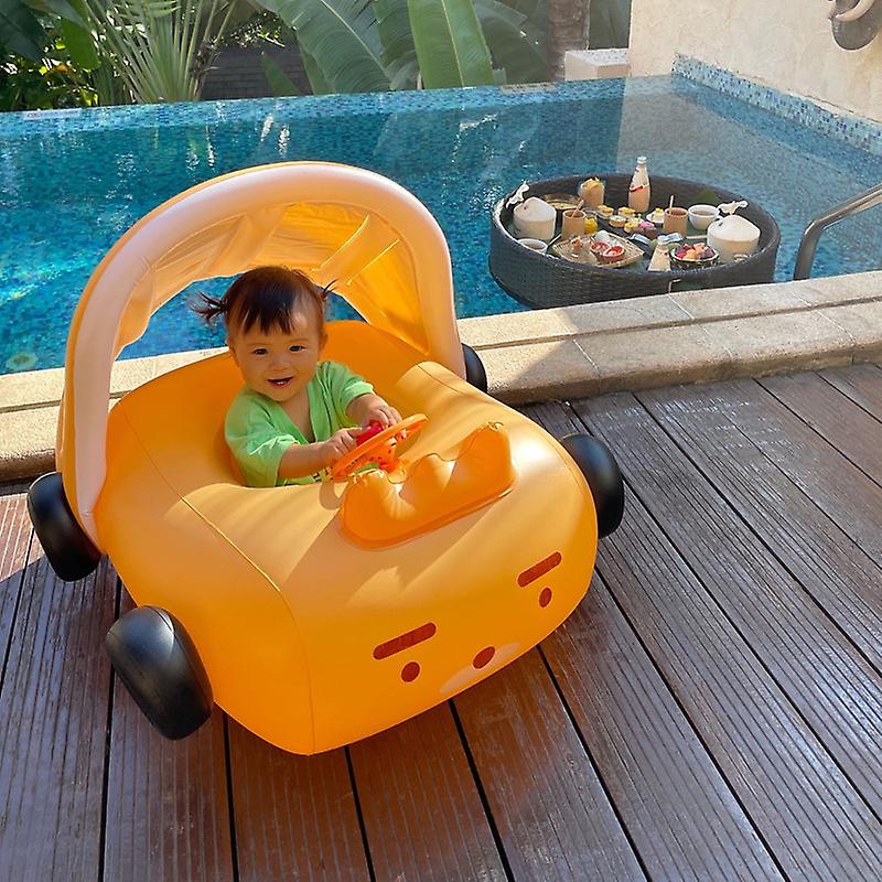 Born Pretty Children's Swimming Ring Seat Ring Awning Male And Female Car Steering Wheel Horn Seat Ring Shape Floating Ring