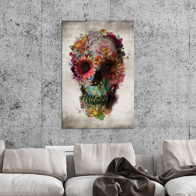 Skull 2 By Ali Gulec Unframed Wall Canvas Icanvas