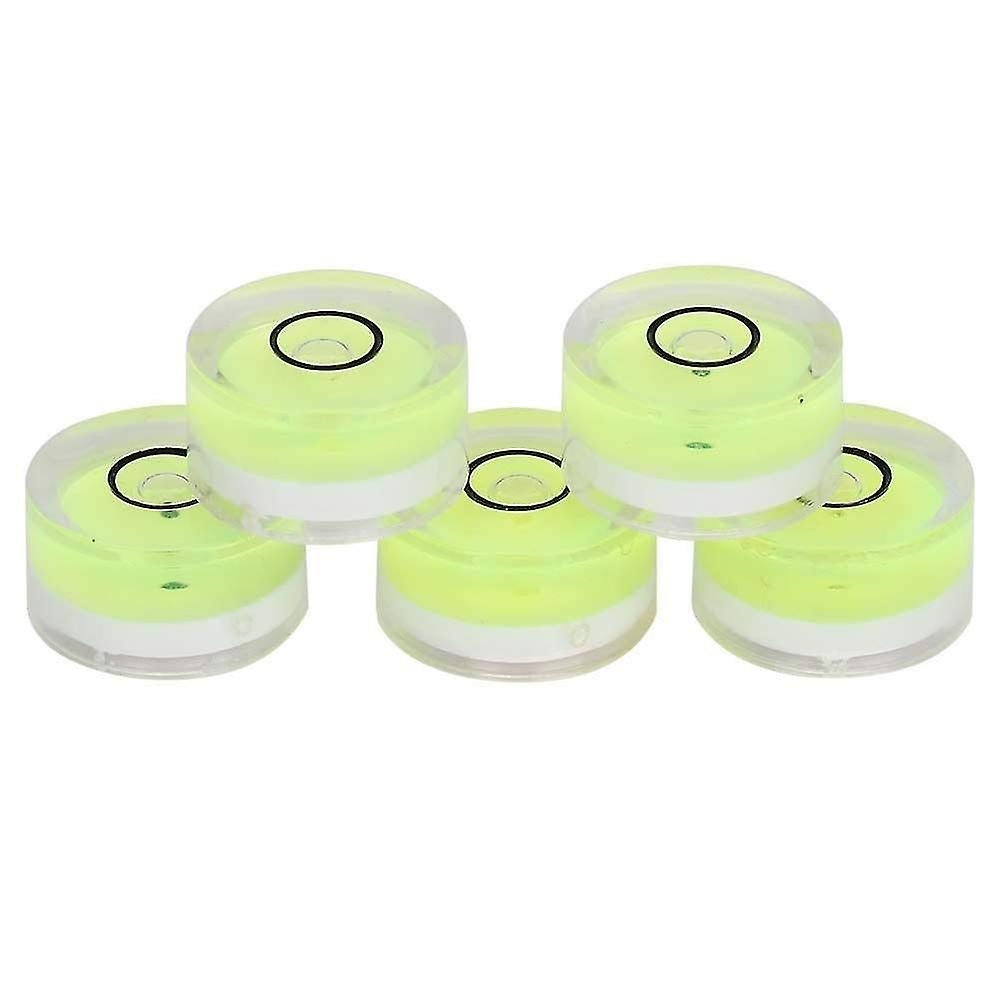 5pcs 15mm Mini Round Bubble Eye Diameter Measuring Tool For Ba Scale