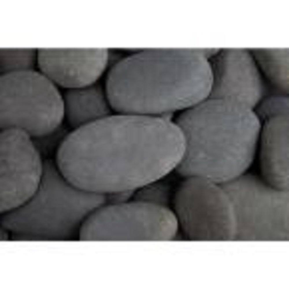 Rain Forest 2200 lbs. 1 in. to 3 in. Grey Mexican Beach Pebbles (Super SackCovers 170 sq. ft.) RFGMBP3-2200-SS