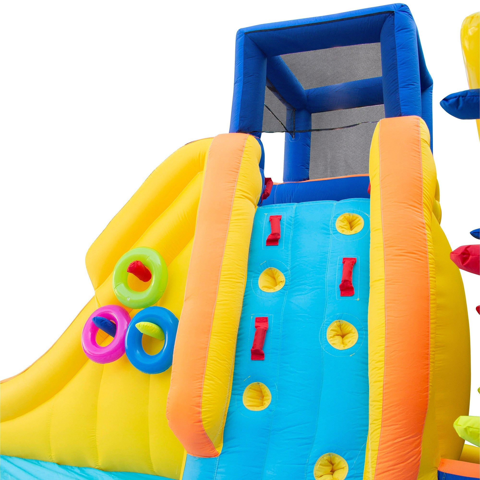 Banzai Inflatable Bouncer Slide, Twister, Limbo & Blower Game Park