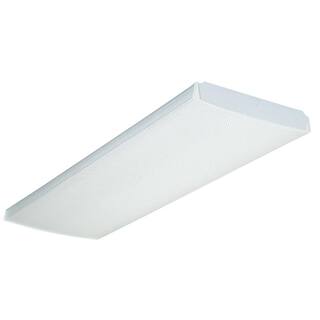 Lithonia Lighting LB432 MV 4 ft. 4-Light Curved Basket Wraparound LB432 MV