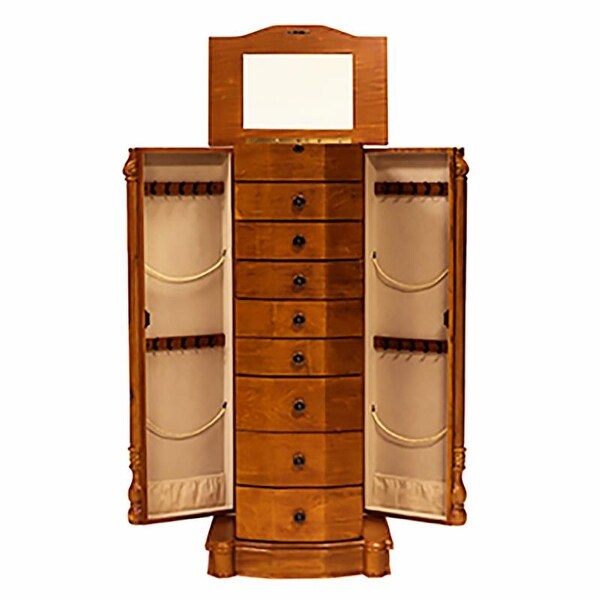 Hives and Honey Florence Oak Jewelry Armoire - - 22808700