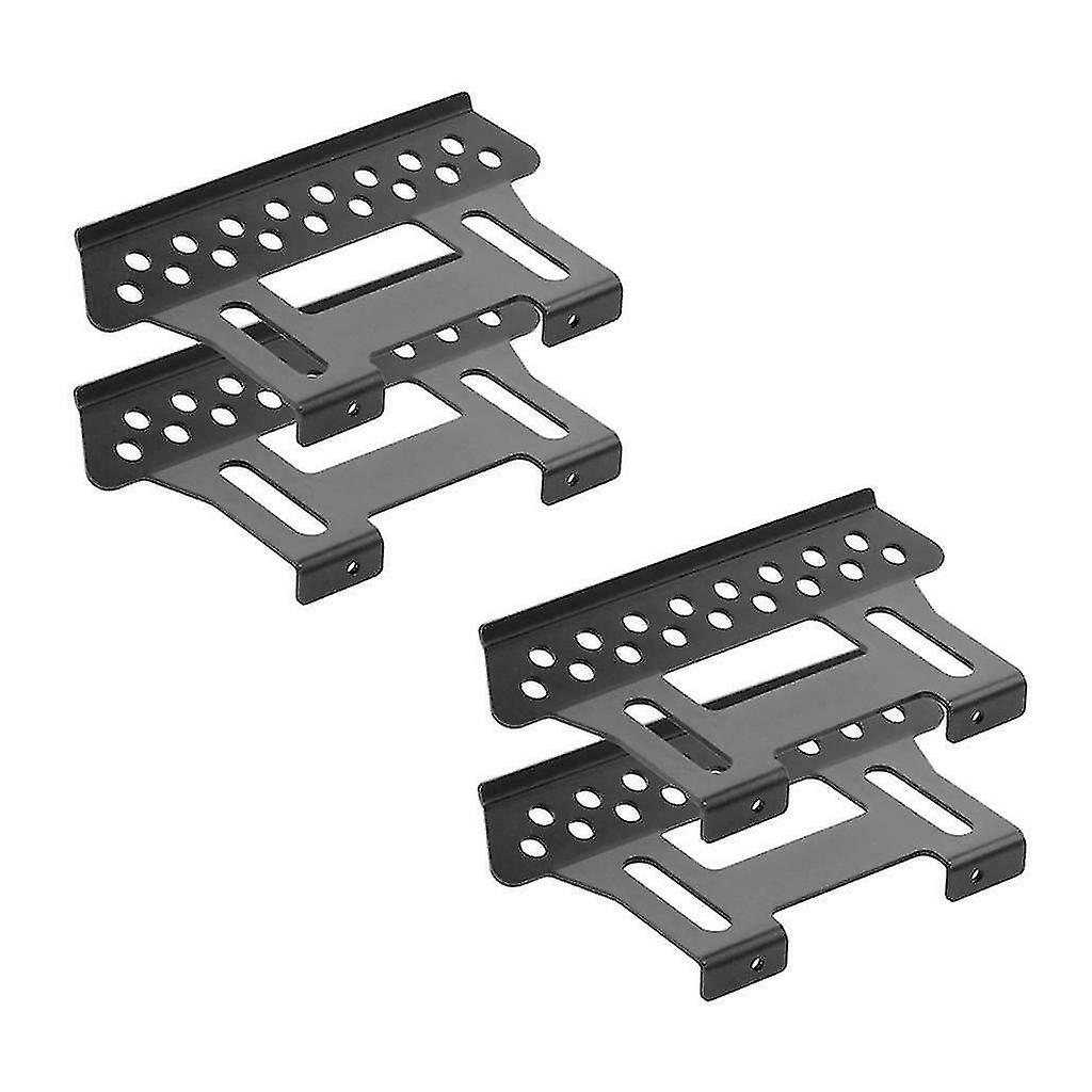 Rc Car Alloy Pedal Plate For 1:10 Scale Axial Scx10 D90 Diy Upgrade.(black)(4pcs)