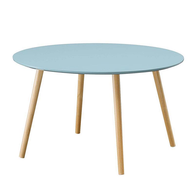 Convenience Concepts Oslo Round Coffee Table， Sea Foam