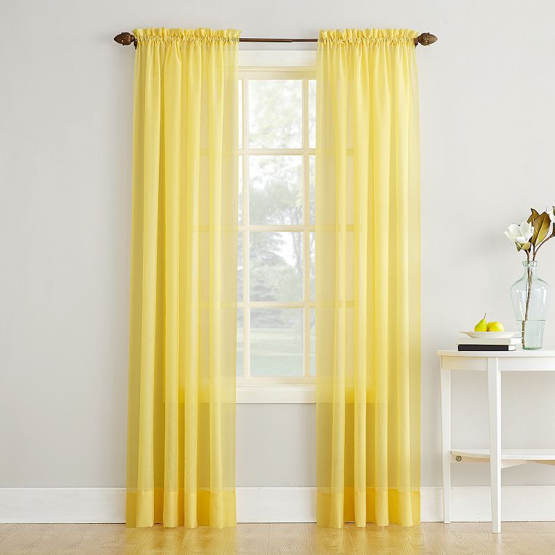 No. 918 Erica Crushed Sheer Voile Window Curtain