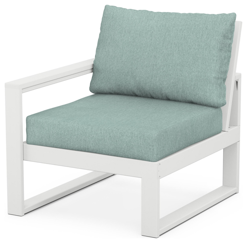 POLYWOOD EDGE Modular Left Arm Chair   Modern   Armchairs And Accent Chairs   by POLYWOOD  Houzz