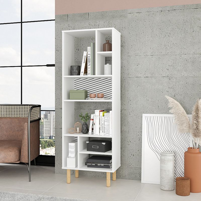 MANHATTAN COMFORT Essex 8-Shelf Bookcase