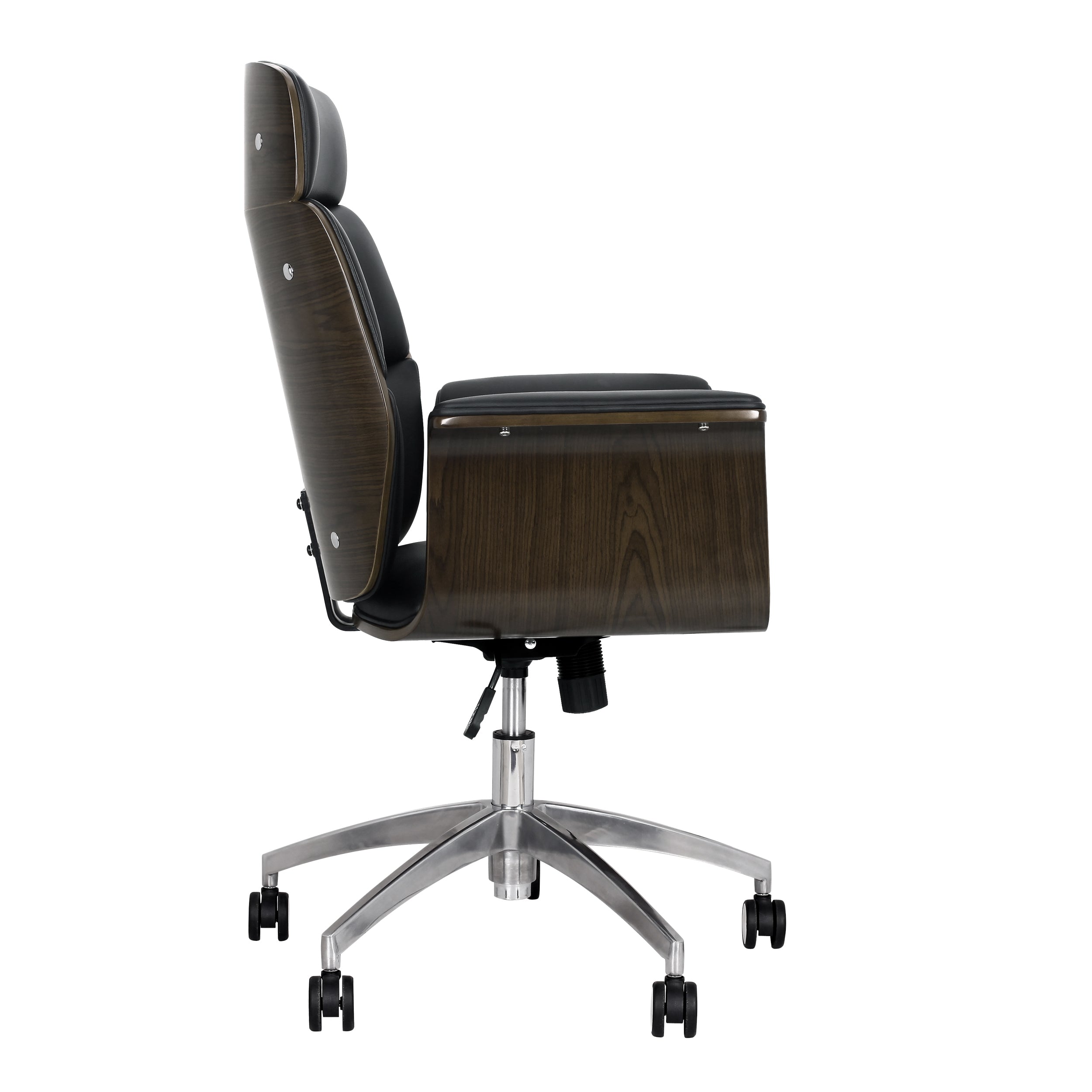 Aleigha Mid-Century Modern Swivel Office Chair