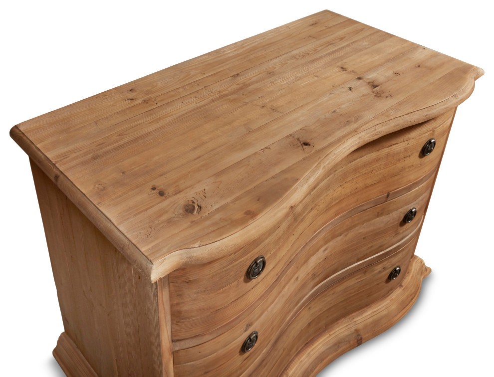 44 quotWide Reclaimed Pine Chest of Drawers Natural   Rustic   Accent Chests And Cabinets   by RFDesign  Houzz