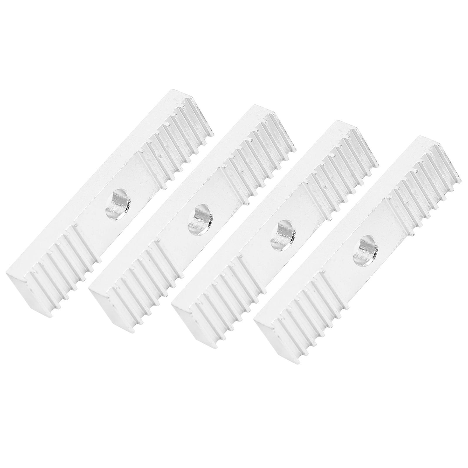 16pcs Timing Belt Fixing Tooth Aluminum Alloy Oxidation Treatment 3d Printer Part 9 X 40mm