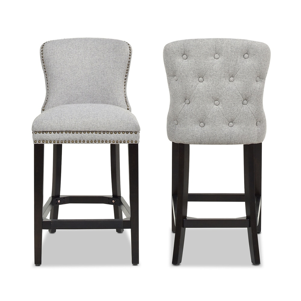 Sonoma Tufted Armless Counter or Bar Stools (Set of 2)