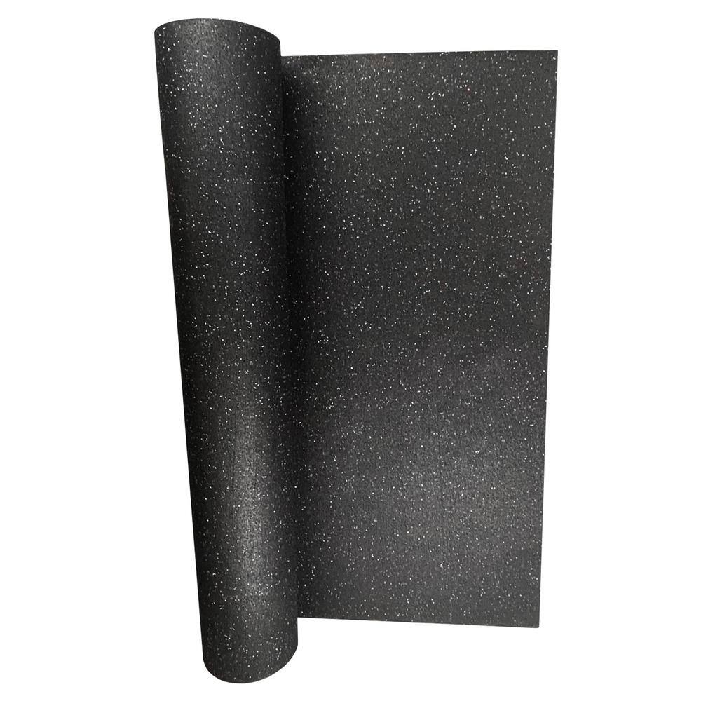 AbsorbaSound 4 ft. x 50 ft. x 0.08 in. Recycled Rubber Underlayment for All Flooring MCR108S-2MM