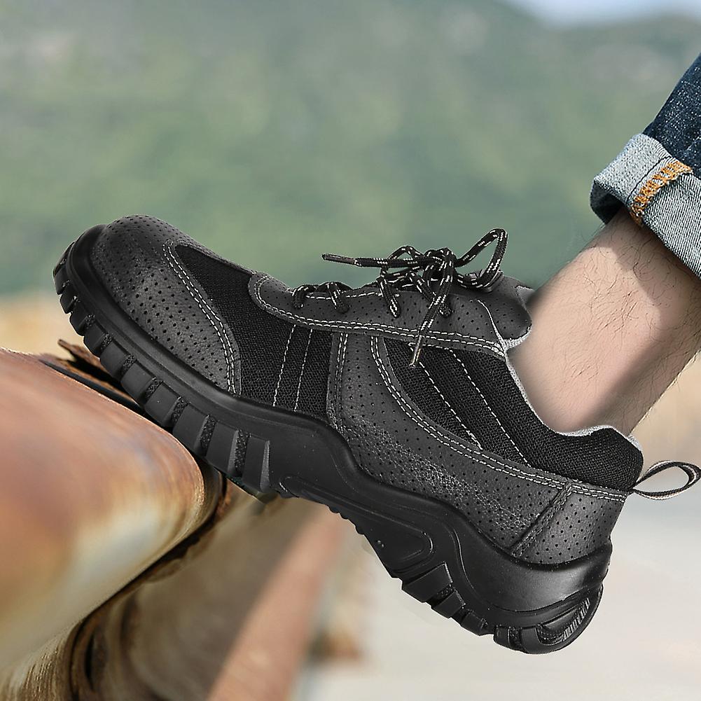 Steel Toe Men Safety Shoes Anti-static Smash-proof Puncture Proof Labor Insurance Work Boots43