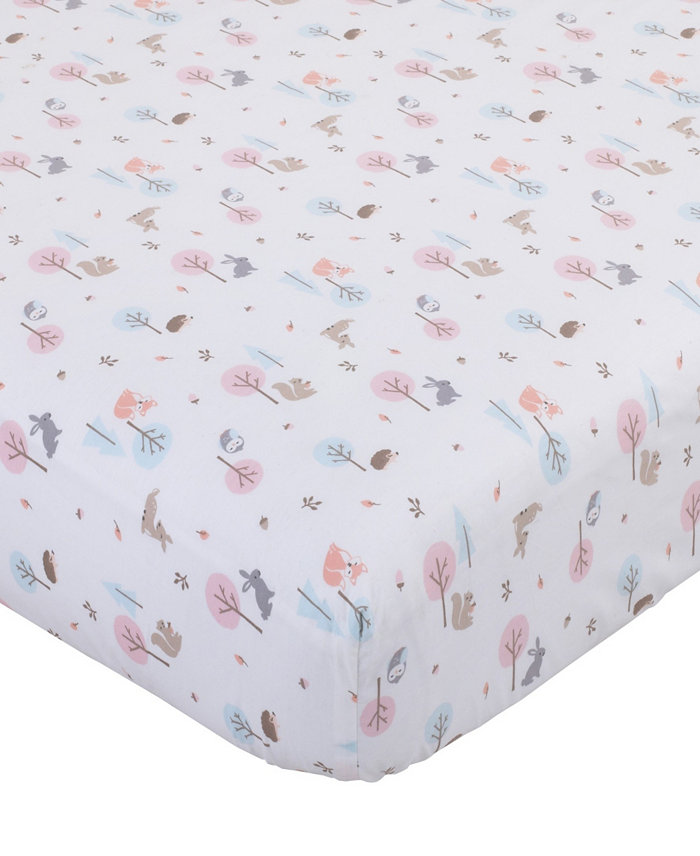 Carters Woodland Print Mini Crib Sheet