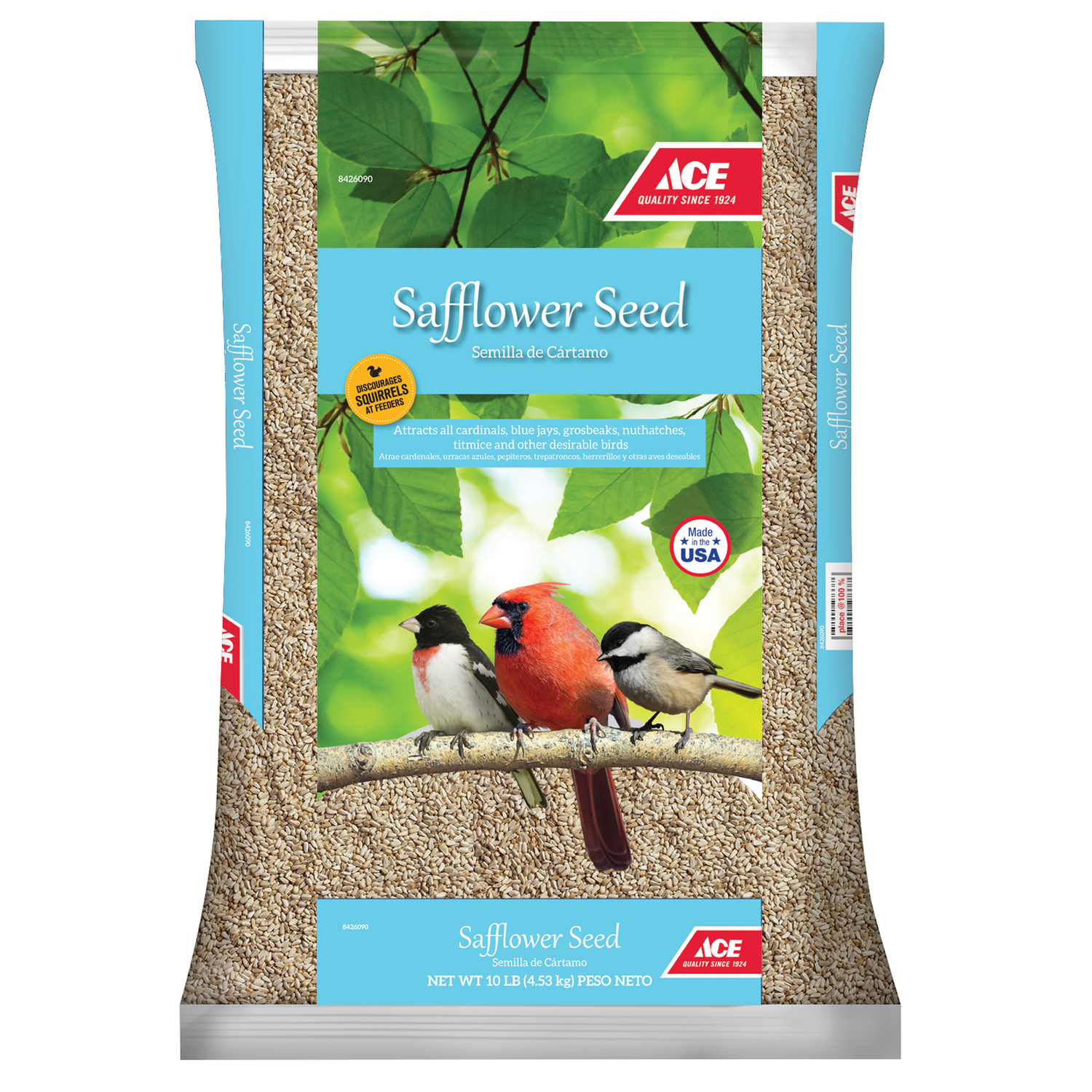 Ace Songbird Safflower Seeds Wild Bird Food 10 lb