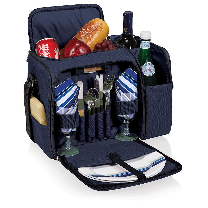 Picnic Time Texas Rangers Malibu Picnic Basket Cooler Set