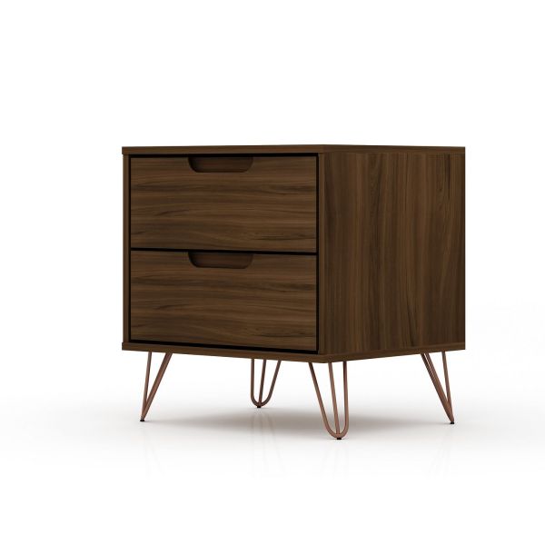 Rockefeller 2.0 Nightstand in Brown