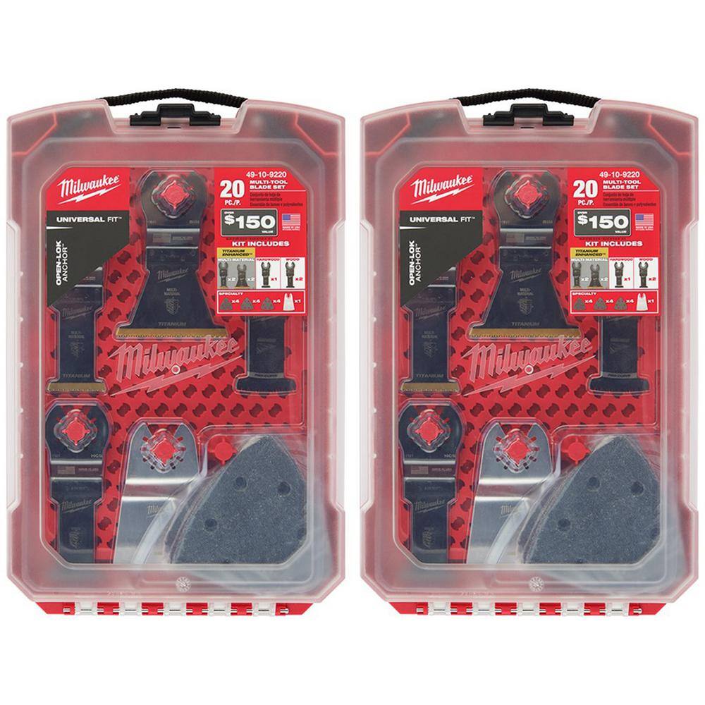 MW Oscillating Multi-Tool Blade Kit (40-Piece) 49-10-9220-49-10-9220