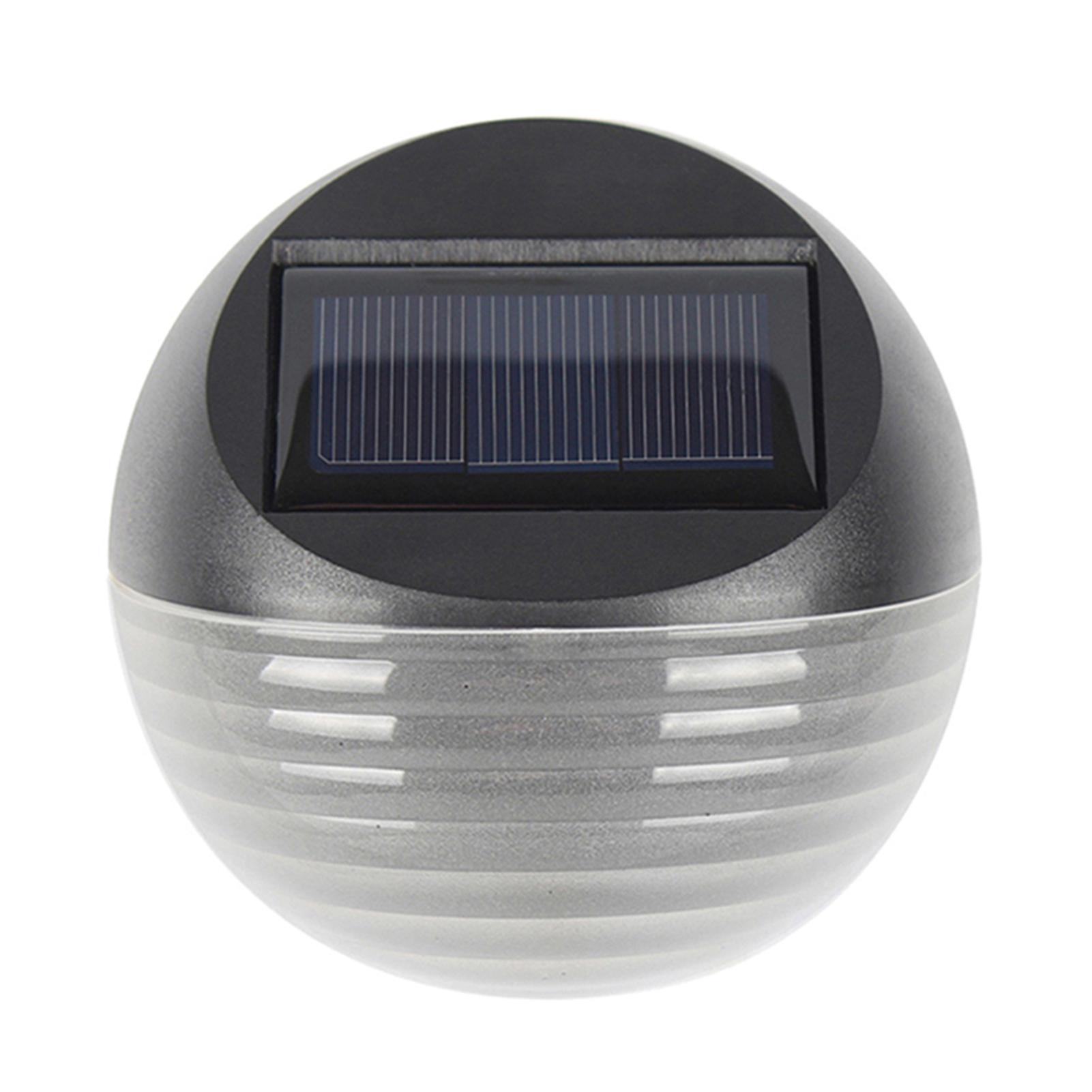 6led Solar Fence Light Wall Light Outdoor Landscape Lamp For Walkway Pathway Yard Garden Courtyard Lighting