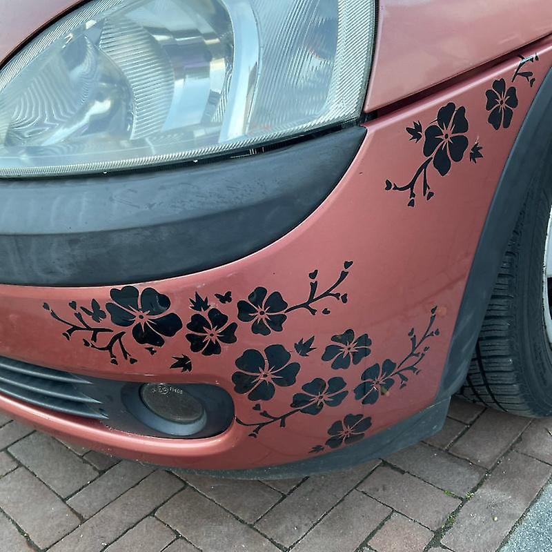 Flower Decal Car Body Sticker Auto Window Bumper Door Car Motorcycle Styling Vinyl Stickers Blossom Decoration